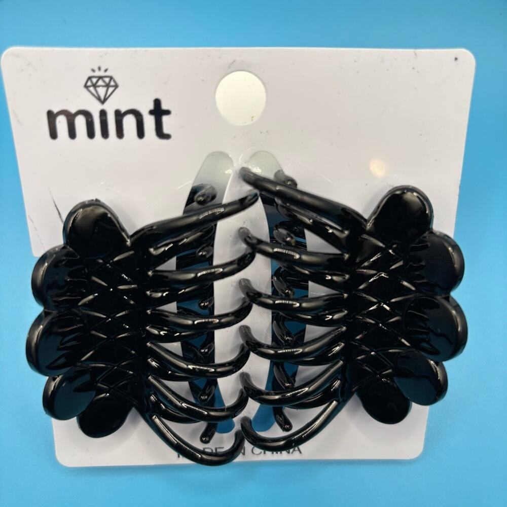 Mint Elegant Black Claw Clip Hair Set Hair Accessories - Picture 2 of 3